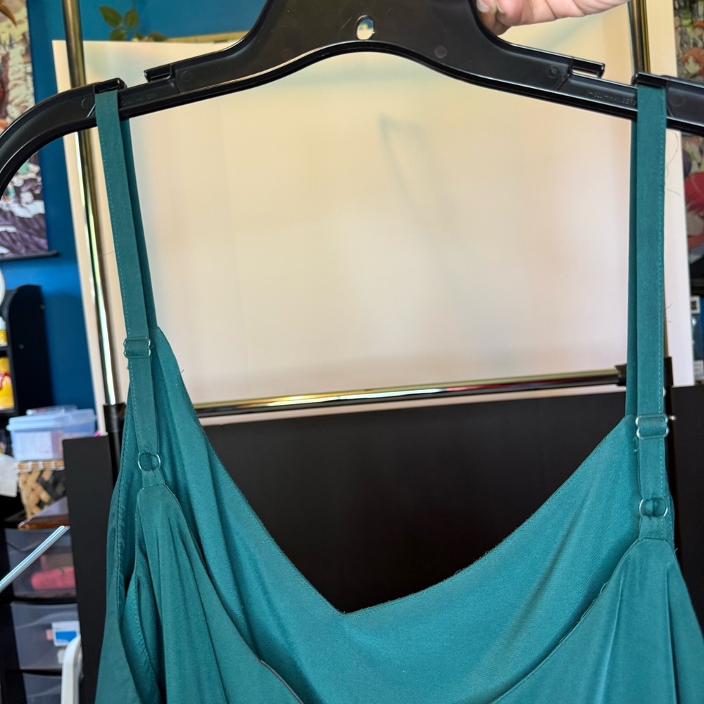 Torrid size 4 Teal Sophie Chiffon Swing Cami - Picture 5 of 5